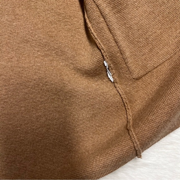 J Crew Jacket XS Womens Sophie Open Front Sweater Blazer In Brown - Picture 4 of 5